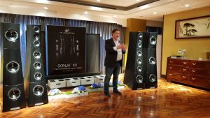 YG Acoustics™’ Dick Diamond presenting at the Taiwan show