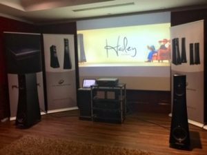 Audio Point Italia at the High Fidelity Milano show with Hailey 2.2.